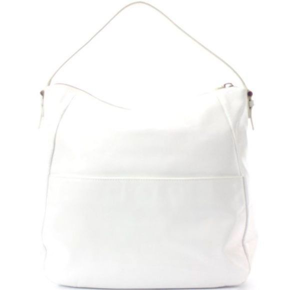 FERRE' MILANO LEATHER HANDLE BAG New With Tags - Picture 3 of 3